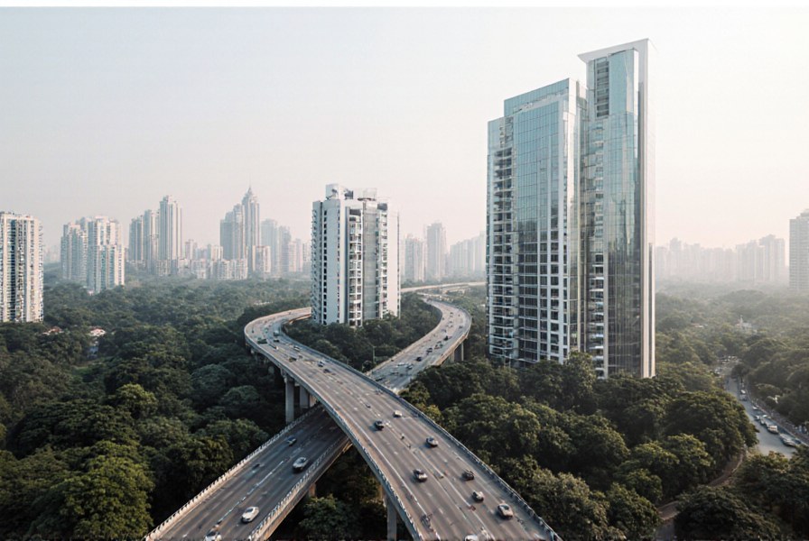Godrej Properties Manpada — architectural view