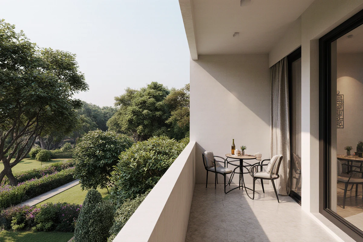 Prime location view from Godrej Properties Manpada