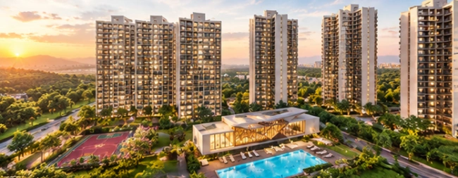Exterior view of Godrej Properties Manpada